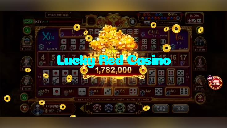 Lucky Red Casino casino presented on mobile device in Pakistan with slots and live games